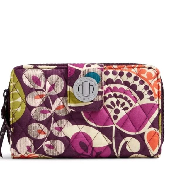 Vera Bradley Turn Lock Wallet Clutch - Picture 11 of 13